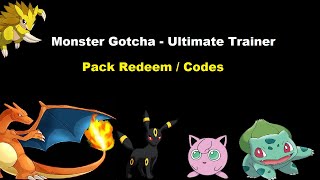 Monster Gotcha - Ultimate trainer : Pack redeem and Codes. screenshot 3