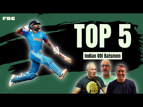 Top 5 Indian ODI Batsmen Of All Time