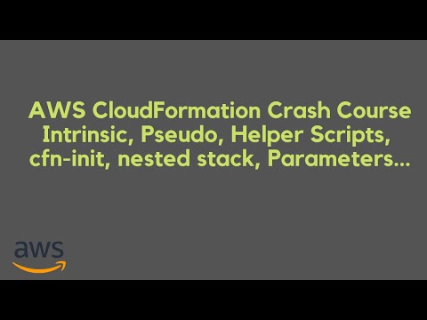 Video: Làm cách nào để bạn tạo một ngăn xếp trong CloudFormation?