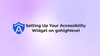 How to Set Up Your ADACertify Accessibility Widget in gohighlevel