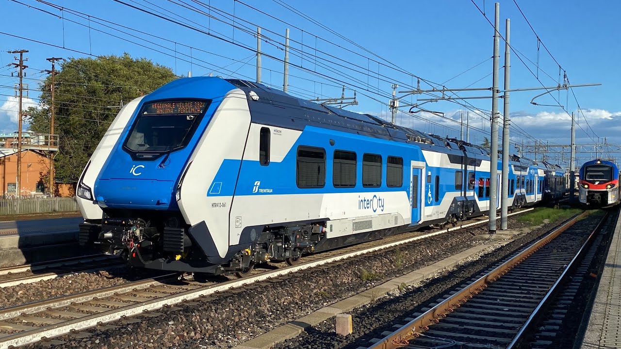 TRENI PASSEGGERI E merci VELOCI di ogni tipo in transito alla stazione di IMOLA!
