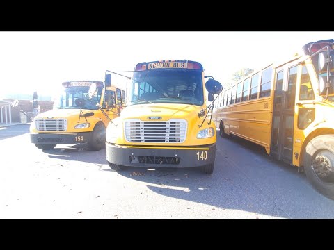 14. Tour Of School Buses At Clyde Campbell Elementary School