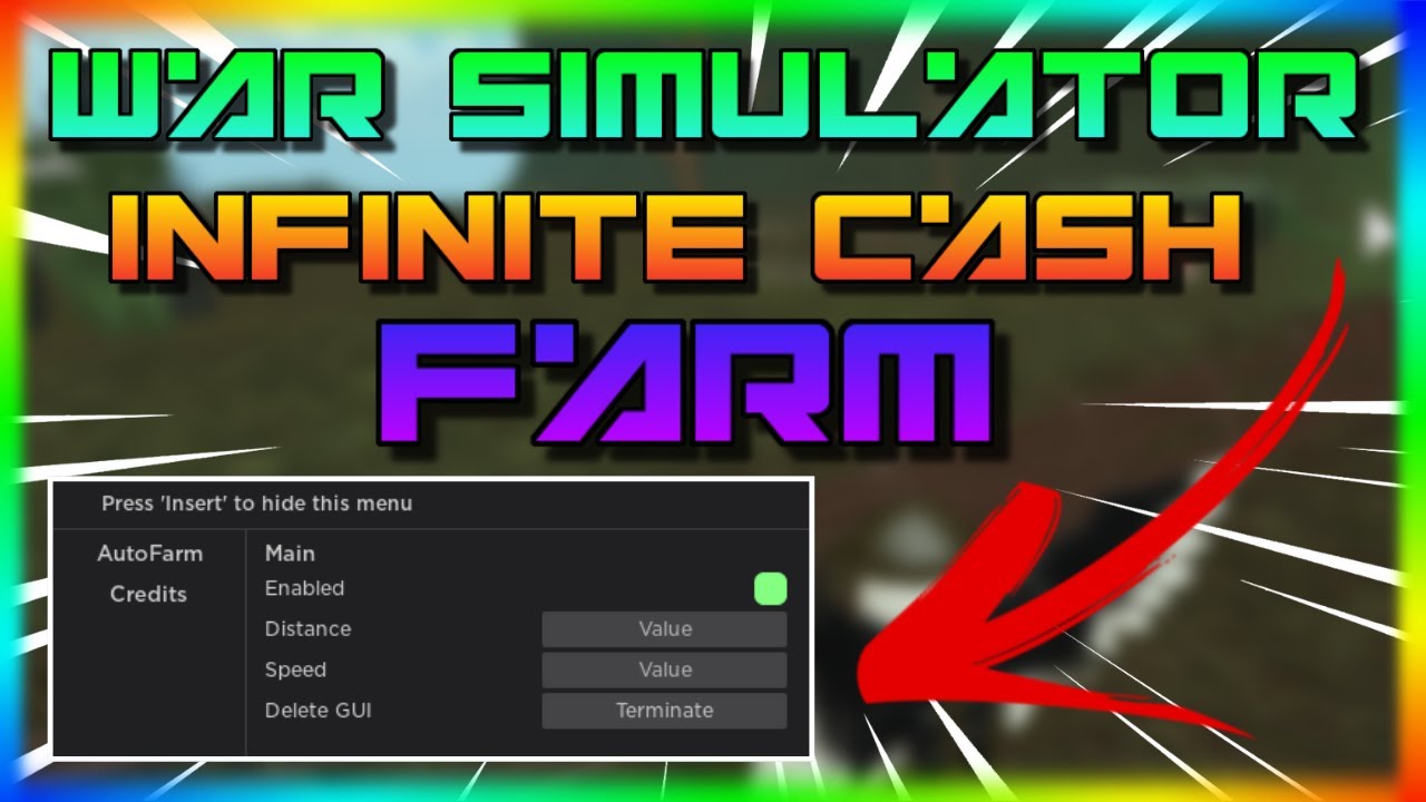 New Working Gui Roblox War Simulator Gui Hack Script Infinite Kills Auto Cash Farm Youtube - roblox simulator gui hacks