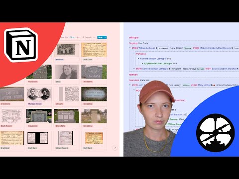 Roam42 Smartblocks and Notion: Ancestry Research Tour