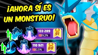 GYARADOS ES UN EQUILIBRADO MUY TOP CON SUS BUFFS 💧 Guía, build, medallas y gameplay | Pokemon Unite