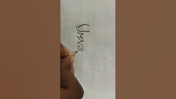 #shorts 3D Name writing video and comment your name and Tag Umashankar