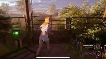 How to escape slaughter house from loading dock exit using connie on texas chainsaw