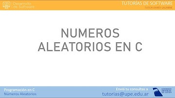 33 Programación en C: Números aleatorios | Como acotar números aleatorios en un intervalo.