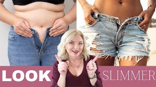 How To Look 10 Pounds Thinner Instantly! #over40 #over50