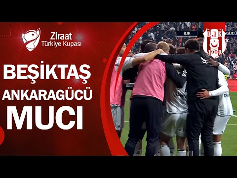 GOL Ernest Muci Beşiktaş 1-0 Ankaragücü Ziraat Türkiye Kupası Yarı Final Rövanş Maçı