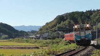 【鉄道走行動画】JR土讃線 岡花→日下 4輌(キハ47系)