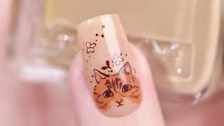 Cute Cat Nails | Easy Nail Stamping Tutorial | KADS