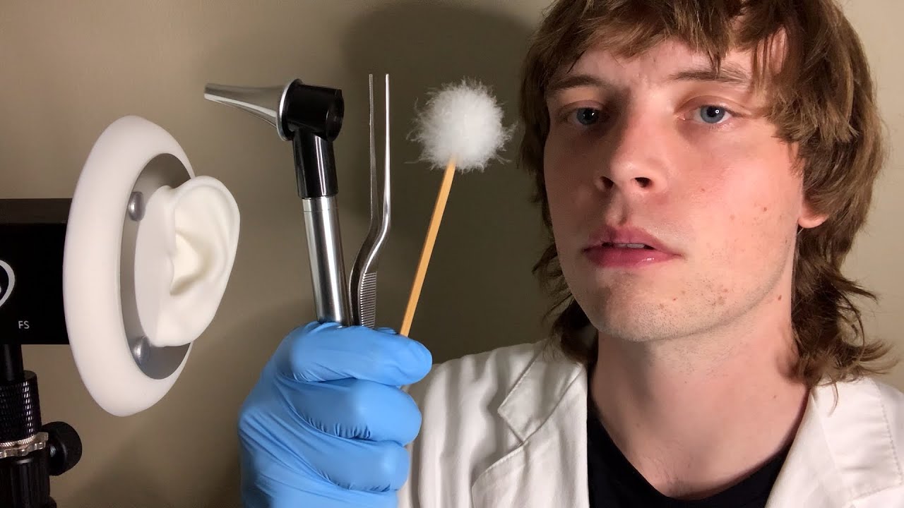 Deeply Cleaning Your Ears (Doctor Roleplay) ASMR