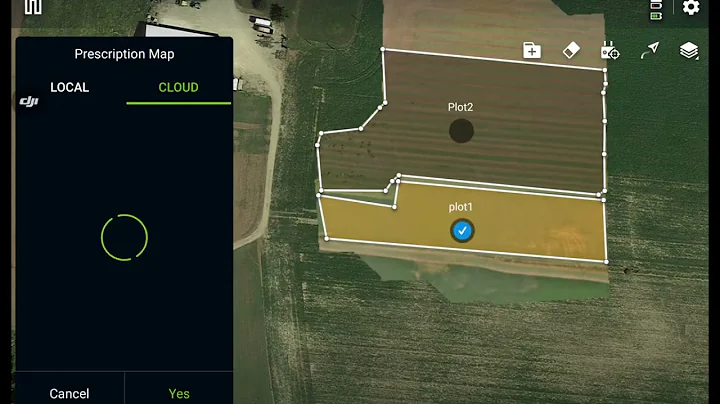 DJI SmartFarm Web - using VRA