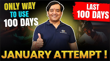 🔥 Your REAL GAMEPLAN for JEE MAIN 2026 Jan Attempt | Most Effective Study Plan for 99%tile