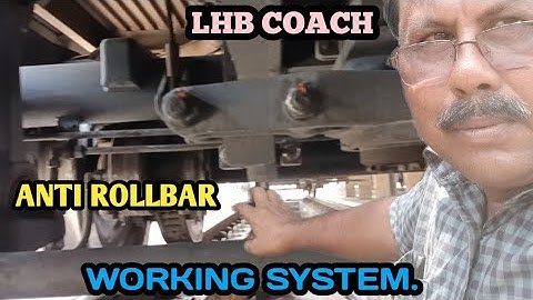 LHB BOGIE ANTI ROLL BAR WORKING SYSTEM.#railwaymechanicalinfo .B.K.DUTTA.