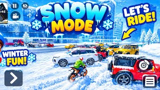 SNOW MODE! ❄️🚙 Winter Car Racing Fun | Kids Driving Game screenshot 3
