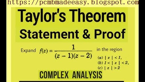 COMPLEX AND CONTOUR INTEGRATION; EVALUATION OF REAL INTEGRALS; TAYLOR AND LAURENT`S THEOREM / JEE-3;