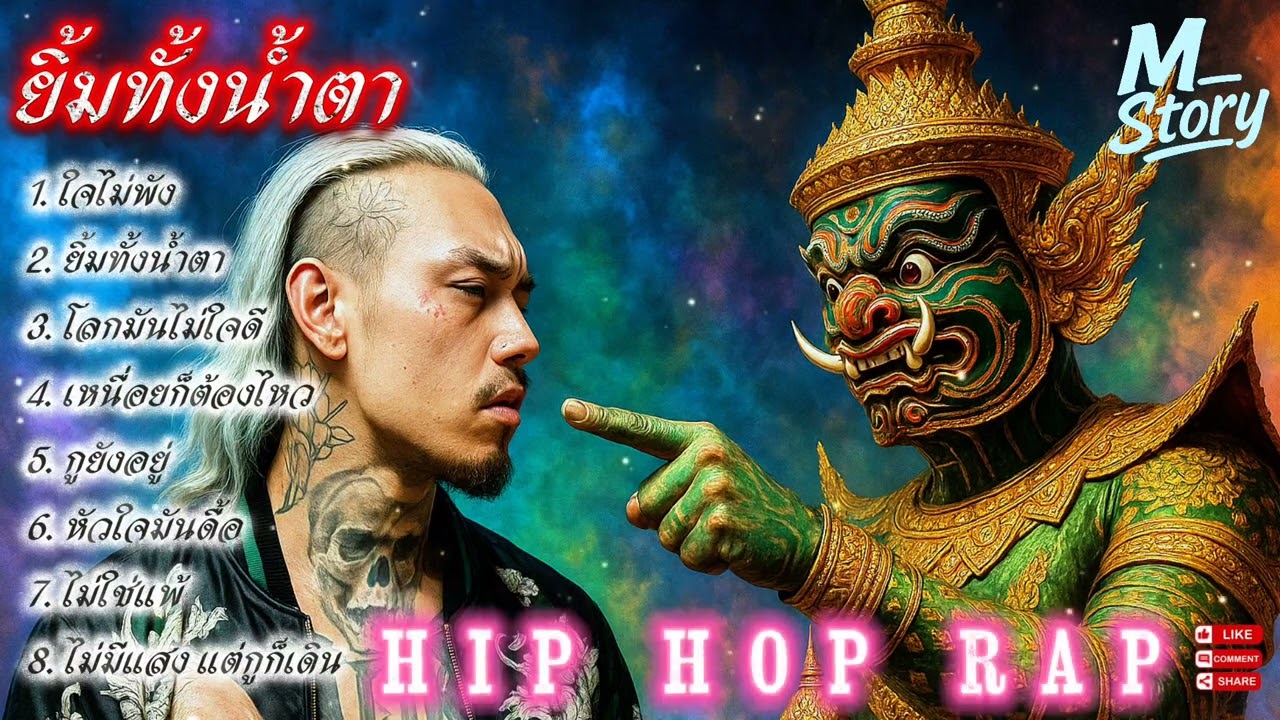 🔥รวมเพลงแร๊ป🔥 โลกไม่เคยใจดี - ยิ้มทั้งน้ำตา 🔥 #raphiphop #rap #hiphop #แร็ปไต้ดิน #rap2025 #trap