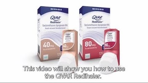 How to use the QVAR Redihaler