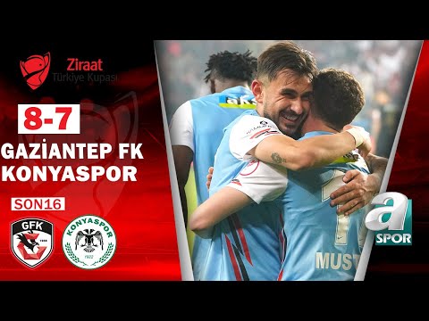 Gaziantep FK 1 (8) - (7) 1 Konyaspor GENİŞ MAÇ ÖZETİ (Ziraat Türkiye Kupası Son 16 Turu) 19.01.2023