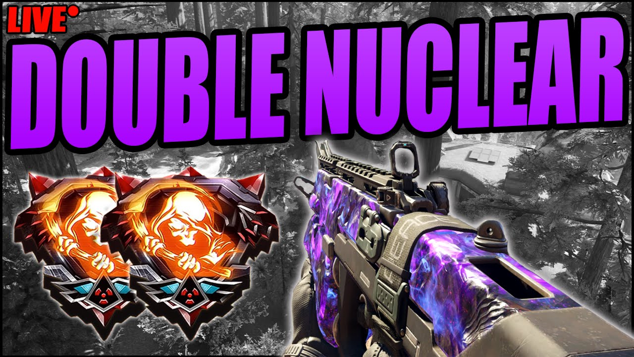 LIVE SOLO DOUBLE NUCLEAR! 2 NUCLEARS IN 1 GAME w/ RAZORBACK! DARK MATTER NUCLEAR (Black Ops 3)