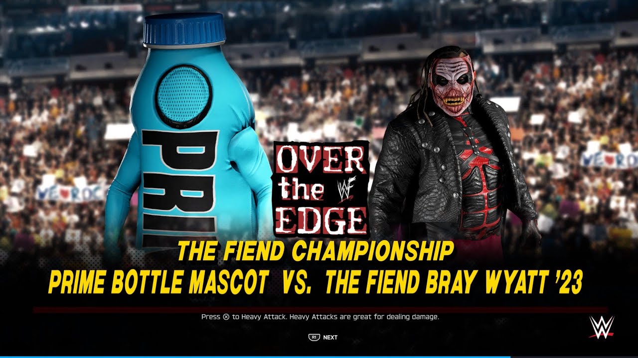 The immortal😈Fiend👹Bray Wyatt vs Prime bottle mascot