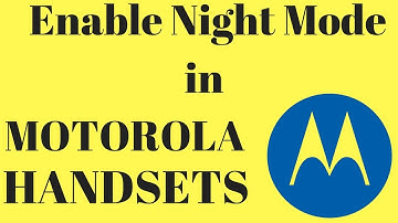 Moto Night Mode Enabler | Secret Settings | Moto System UI Tuner | 2017