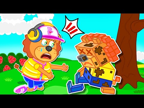 Маша и Леопольд. Майнкрафт - Серии для всей семьи - Lion Family на русском - Мультик