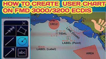 HOW TO CREATE  USER CHART ON FMD 3000/3200 ECDIS ?👉 TUTORIAL/NAVIGATOR.