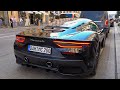 FIRST Maserati MC20 I've ever seen on the road hits twice the limiter! | Cars of Munich 18.9.21 | 4k