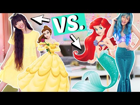 Disney Prinzessinnen im Reallife 👑 Arielle & Belle | ViktoriaSarina