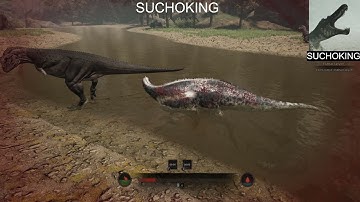 Sucho vs 3 Carnos + Utah | SuchoKing | Path of Titans