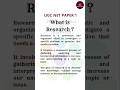 What is Research Explained | UGC NET Paper 1 Important Topics #ugcnetpaper1 #research
