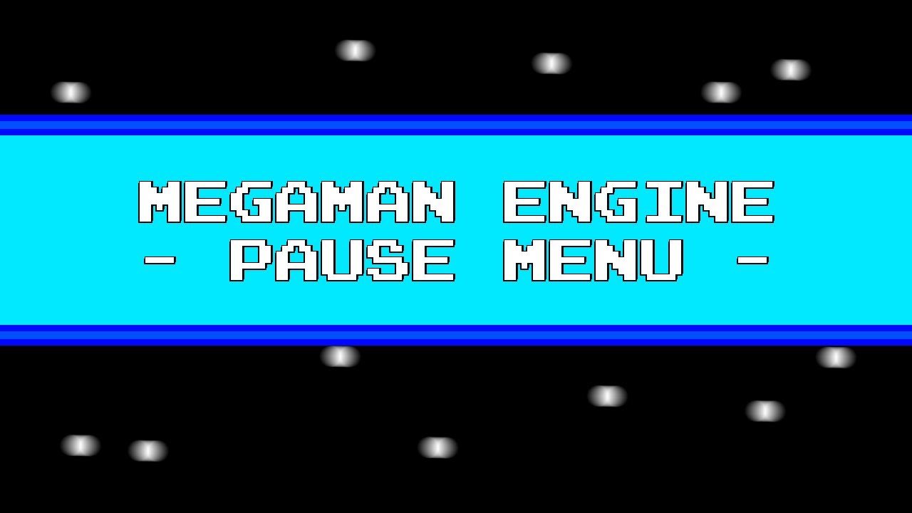  Megaman Engine No  1  Time lapse of the pause  menu YouTube