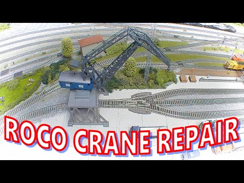 Roco 40110 lattice crane repair