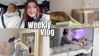 Final scan, starting the nursery & baby shower prep!! Weekly Vlog