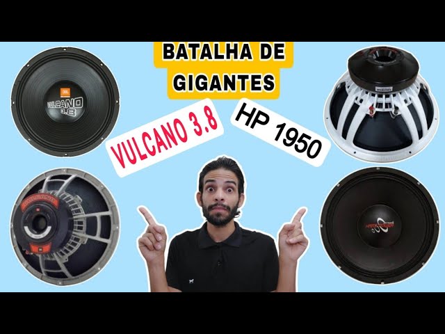 Volcanic  3ED 状態HP VULCANO 3.8 X HP1950 Os Melhores Graves do MOMENTO, Qual Toca Mais