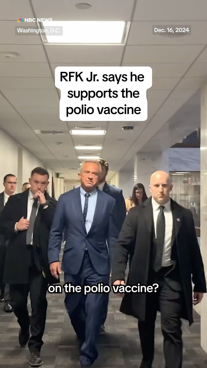 RFK Jr. says he supports the polio vaccine