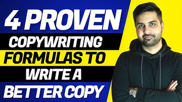 4 Proven Copywriting Formulas To Start Writing Better Copy Today | Wait for #4 | Learn Copywriting