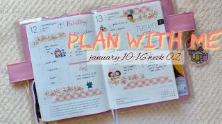 hobonichi a6 / plan with me / week 03 of 2022