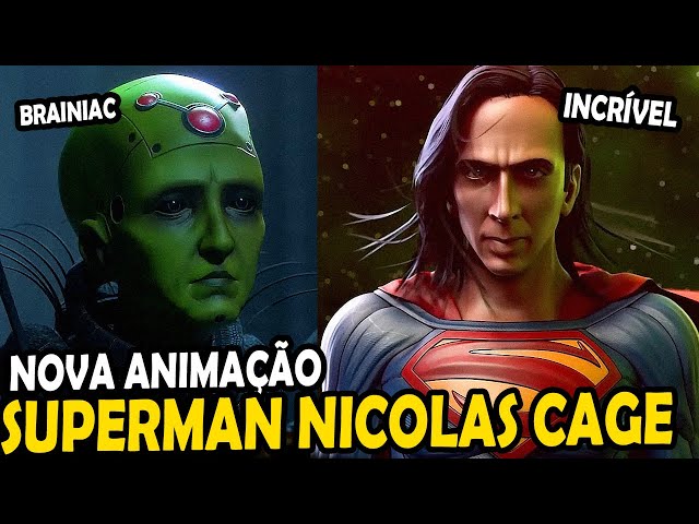 ISSO TÁ SENSACIONAL! NOVA ANIMAÇÃO DO SUPERMAN .NICOLAS CAGE 