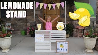 HOW TO MAKE A LEMONADE STAND DIY WITH WOOD PALLETS FOR LEMONADE PARTY | THE MAN THE MUSIC THE SHOW