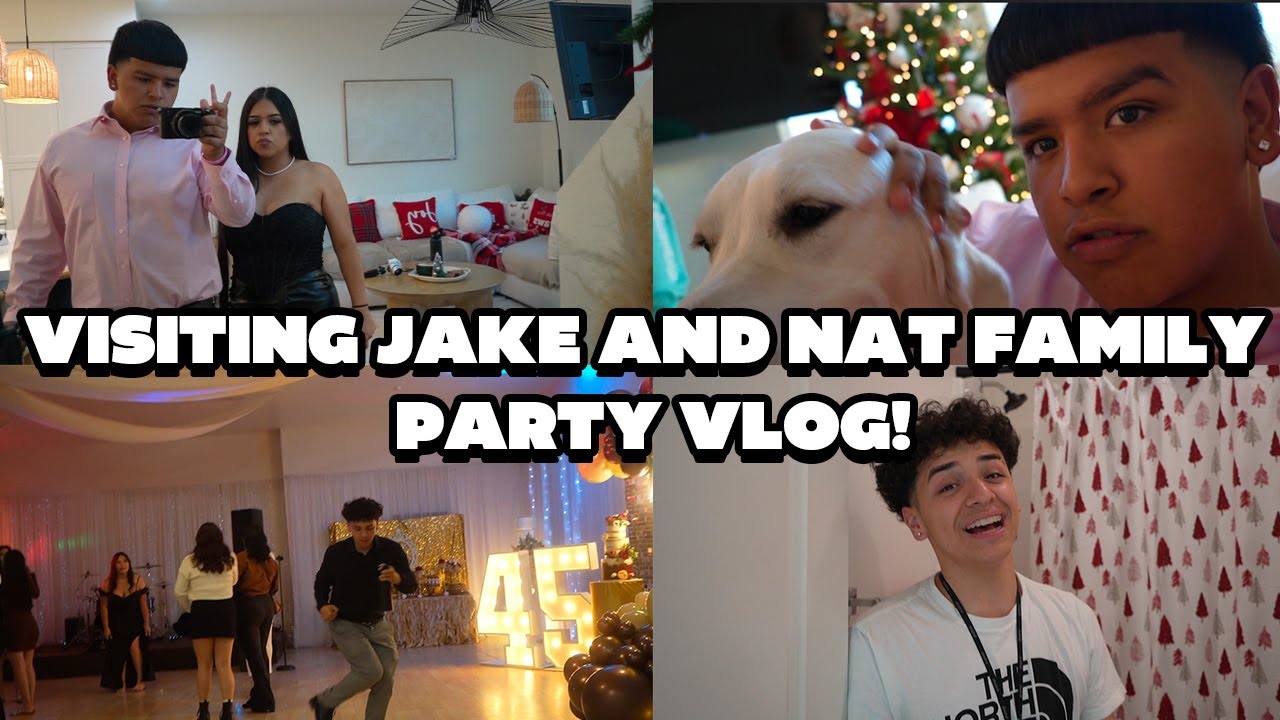 VISITING JAKE & NAT|+PARTY VLOG!!