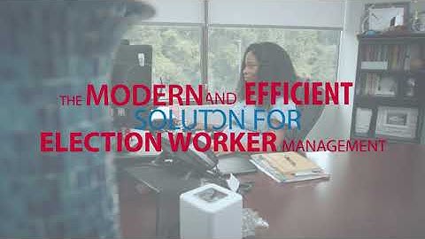 VR Employ election worker training and management platform