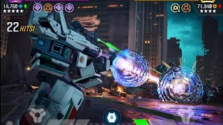 Wheeljack Showcase — Walkthrough vs ROK Mixmaster — Transformers: Forged to Fight