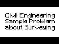 Surveying Problem #12