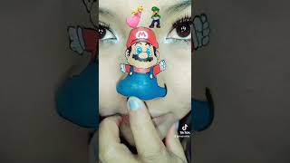 #shorts Ram Pam Pam / Natti Natasha & Becky G ft Mario Bros🖌️ Mayishita  (Pintacaritas) Resimi