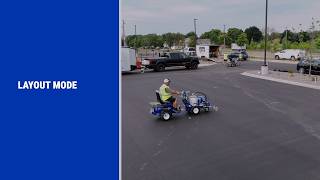 Graco LineLazerV AutoLayout: Parking Lot Striping with Layout Mode Update