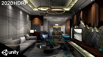 Living Interior in unity 2020 HDRP